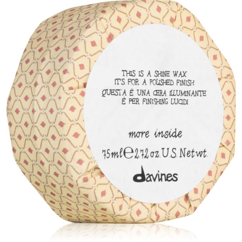 Davines More Inside Shine Wax восък за коса за блясък и мекота на косата - Грижа за коса - Сравни цени от 2 магазина с безплатна доставка