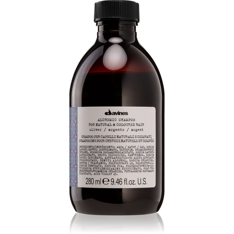 Davines Alchemic Shampoo Silver подхранващ шампоан за подчертаване на цвета на косата - Грижа за коса - Сравни цени от 2 магазина с безплатна доставка