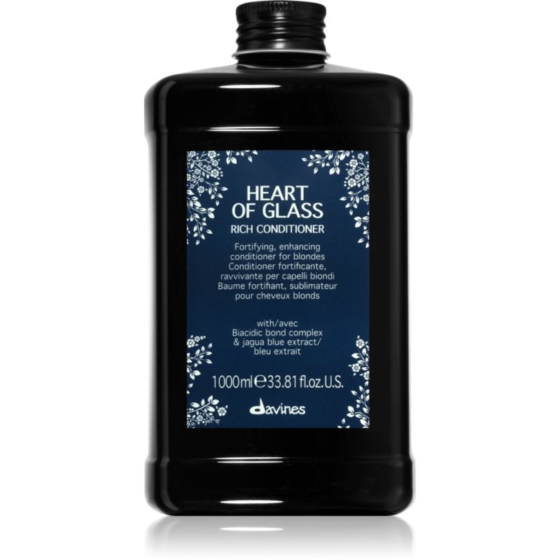 Davines Heart of Glass Rich Conditioner подсилващ балсам за руса коса - Грижа за коса - Сравни цени от 2 магазина с безплатна доставка