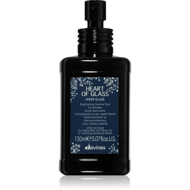 Davines Heart of Glass Sheer Glaze oсвежаваща грижа за руса коса - Грижа за коса - Сравни цени от 1 магазин с безплатна доставка