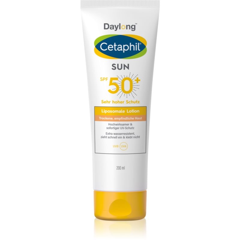 Daylong Cetaphil SUN Liposomal Lotion крем за тен за чувствителна кожа SPF 50+ - Грижа за тяло - Сравни цени от 1 магазин с безплатна доставка