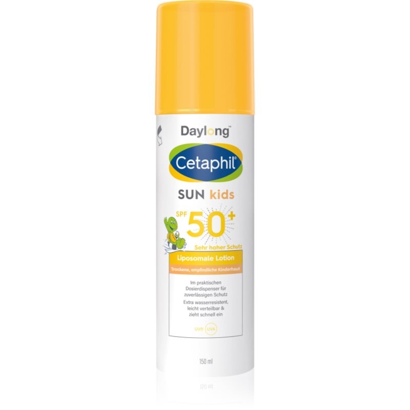 Daylong Cetaphil SUN Kids Liposomale Lotion липозомален защитен лосион SPF 50+ - Грижа за тяло - Сравни цени от 1 магазин с безплатна доставка