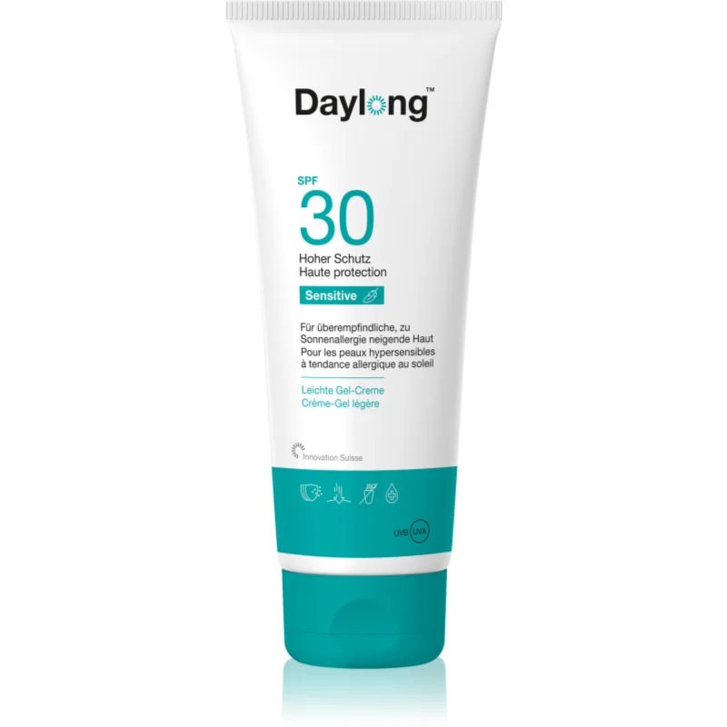 Daylong Sensitive Gel-Creme SPF30 лек гел-крем за тен SPF 30 - Грижа за тяло - Сравни цени от 1 магазин с безплатна доставка