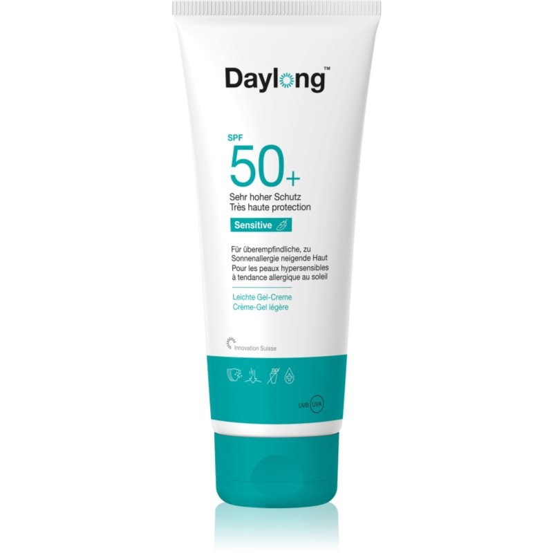 Daylong Sensitive Face Gel-Fluid SPF 50+ защитен гел-флуид за лице - Грижа за лице - Сравни цени от 1 магазин с безплатна доставка