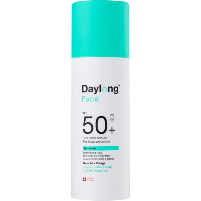 Daylong Sensitive Face Gel-Fluid SPF 50+ слънцезащитен флуид за лице SPF 50+ - Грижа за лице - Сравни цени от 1 магазин с безплатна доставка
