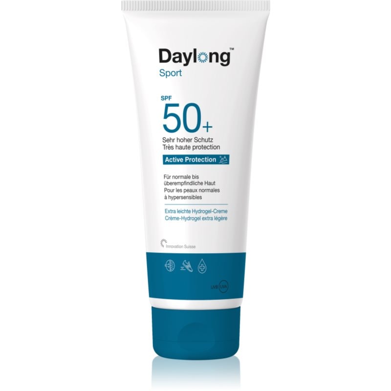 Daylong Sport Active Protection SPF50+ лек гел-крем за тен SPF 50+ - Грижа за тяло - Сравни цени от 1 магазин с безплатна доставка