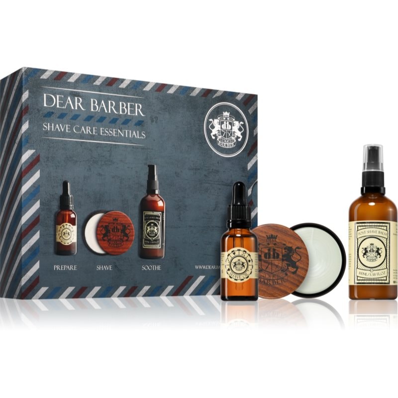 Dear Barber Shave Care Essentials Gift подаръчен комплект за мъже - Комплект - Сравни цени от 1 магазин с безплатна доставка