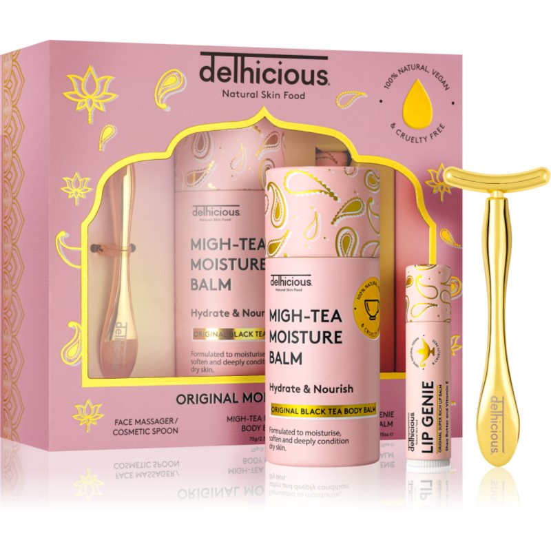delhicious delhicious MOISTURE MAGIC подаръчен комплект за тяло и лице - Унисекс парфюм - Сравни цени от 1 магазин с безплатна доставка