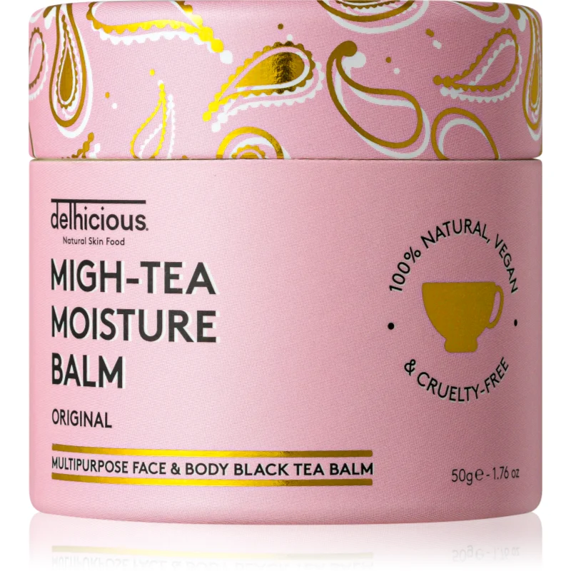 delhicious MIGH-TEA MOISTURE BALM мултифункционален балсам за много суха и чувствителна кожа - Грижа за лице - Сравни цени от 1 магазин с безплатна доставка
