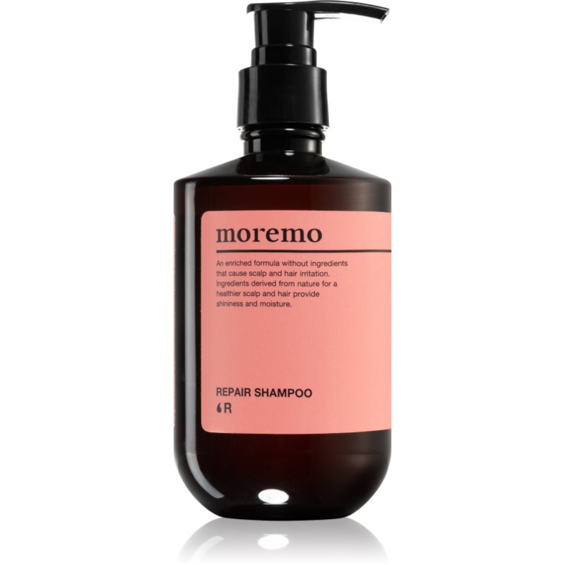moremo moremo Repair Shampoo R дълко регенериращ шампоан за увредена и крехка коса - Унисекс парфюм 300мл - Сравни цени от 1 магазин с безплатна доставка