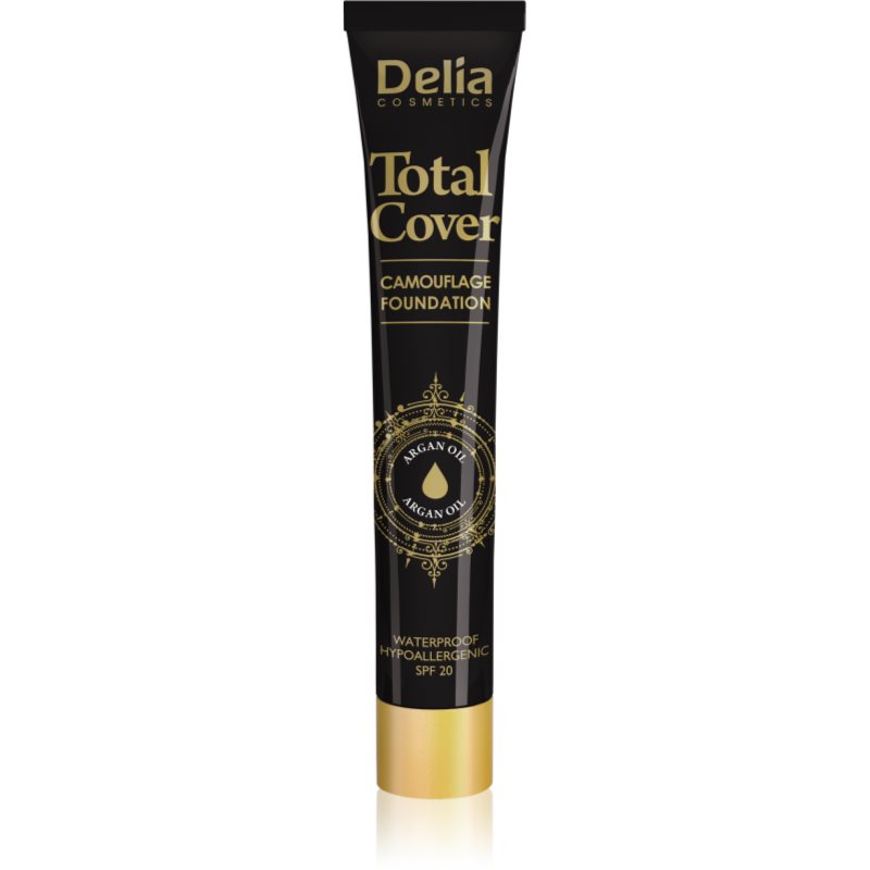 Delia Cosmetics Delia Cosmetics Total Cover водоустойчив фон дьо тен SPF 20 - Унисекс парфюм 25мл - Сравни цени от 1 магазин с безплатна доставка