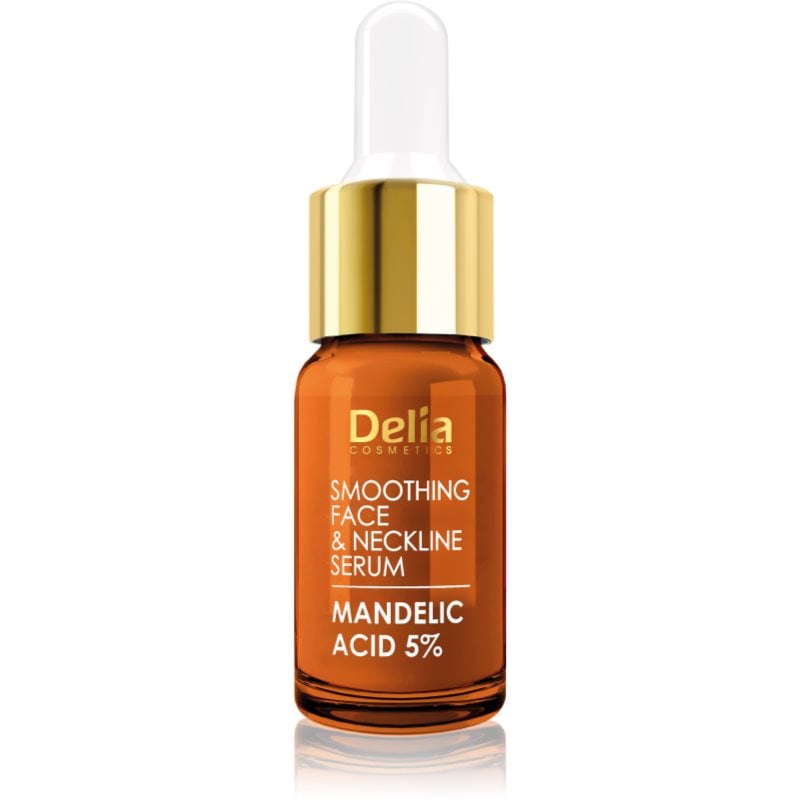 Delia Cosmetics Professional Face Care Mandelic Acid Изглаждащ серум с бадемова киселина за лице, врат и деколкте
