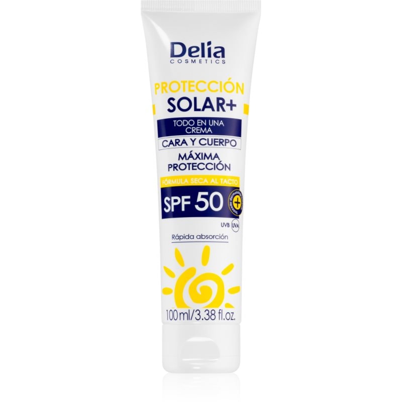 Delia Cosmetics Sun Protect защитен крем за лице SPF 50 - Грижа за тяло - Сравни цени от 1 магазин с безплатна доставка