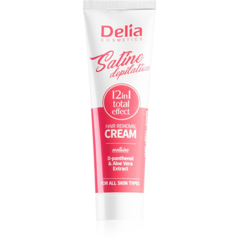 Delia Cosmetics Satine Depilation 12in1 Total Effect крем за депилация за всички видове кожа - Грижа за тяло - Сравни цени от 1 магазин с безплатна доставка