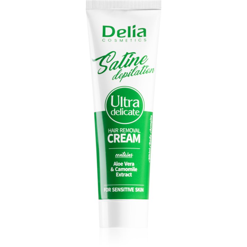 Delia Cosmetics Delia Cosmetics Satine Depilation Ultra-Delicate крем за депилация за чувствителна кожа - Унисекс парфюм 1мл - Сравни цени от 1 магазин с безплатна доставка