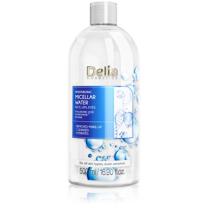 Delia Cosmetics Delia Cosmetics Micellar Water Hyaluronic Acid хидратираща мицеларна вода - Унисекс парфюм 500мл - Сравни цени от 1 магазин с безплатна доставка