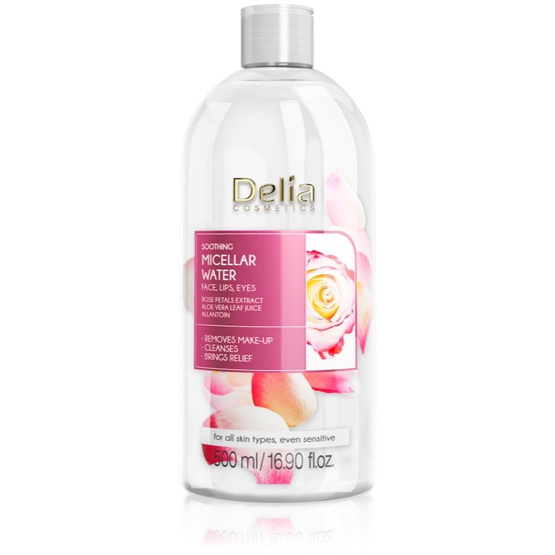 Delia Cosmetics Micellar Water Rose Petals Extract успокояваща почистваща мицеларна вода - Грижа за лице - Сравни цени от 1 магазин с безплатна доставка
