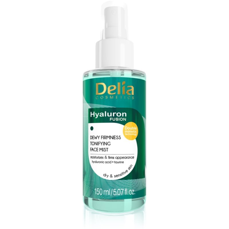 Delia Cosmetics Hyaluron Fusion тонизираща мълга за лице със стягащ ефект