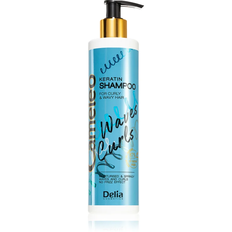 Delia Cosmetics Cameleo Fale Loki шампоан за къдрава и чуплива коса с кератин
