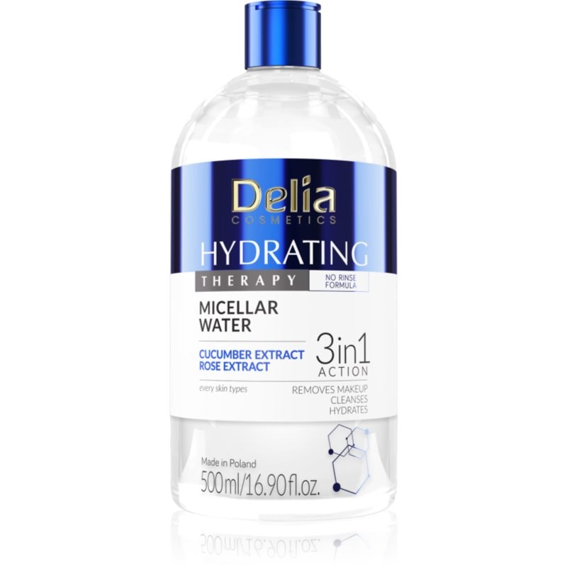 Delia Cosmetics Hydrating Therapy мицеларна вода 3 в 1 - Грижа за лице - Сравни цени от 1 магазин с безплатна доставка