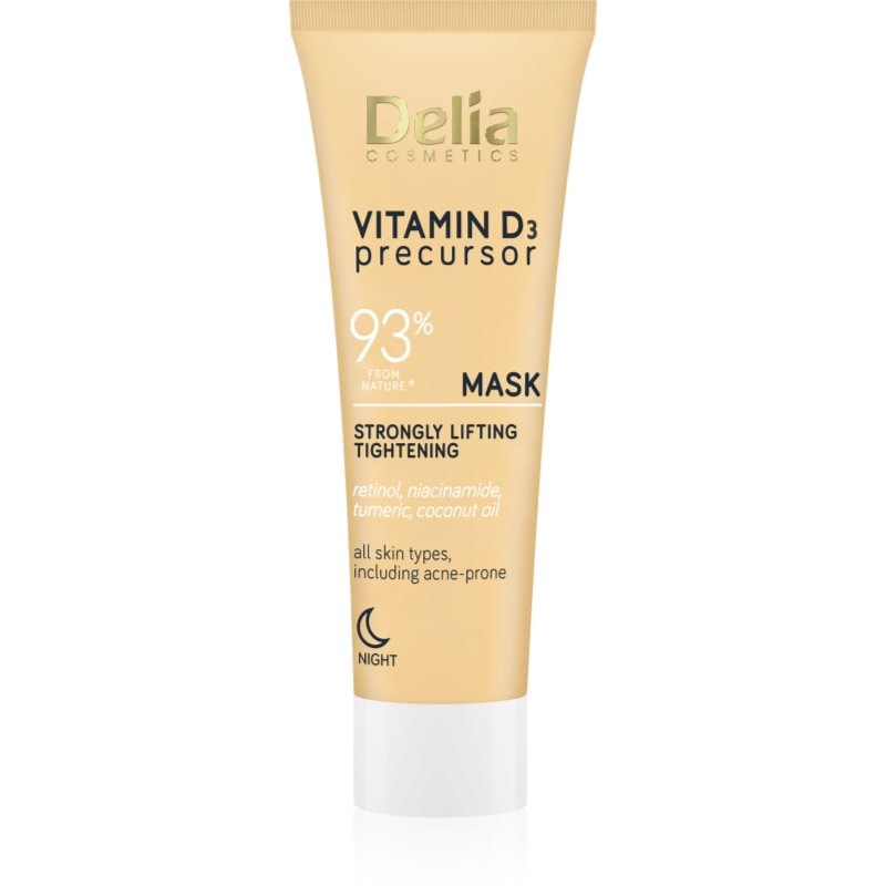 Delia Cosmetics Vitamin D3 Precursor лифтинг маска за нощ 50 м - Грижа за лице - Сравни цени от 1 магазин с безплатна доставка