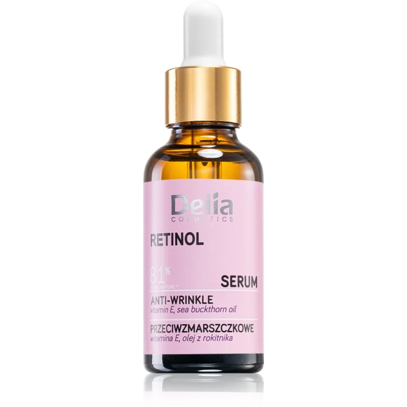 Delia Cosmetics Retinol серум против бръчки за лице, врат и деколкте - Грижа за лице - Сравни цени от 1 магазин с безплатна доставка