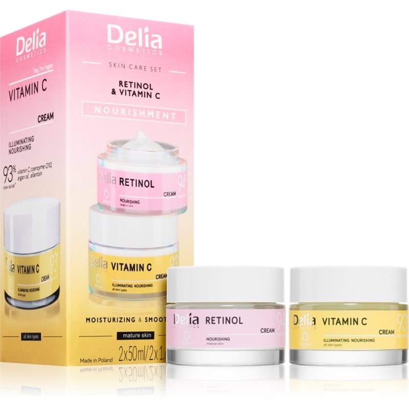 Delia Cosmetics Face care set подаръчен комплект за лице - Комплект - Сравни цени от 1 магазин с безплатна доставка