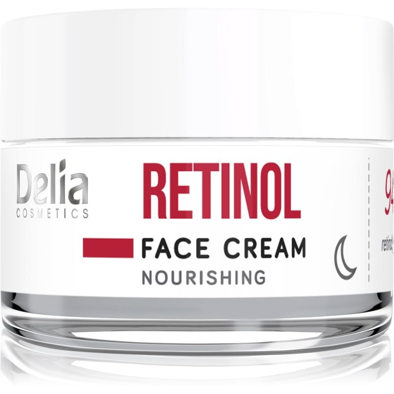 Delia Cosmetics Authentic Beauty Retinol подхранващ нощен крем за лице