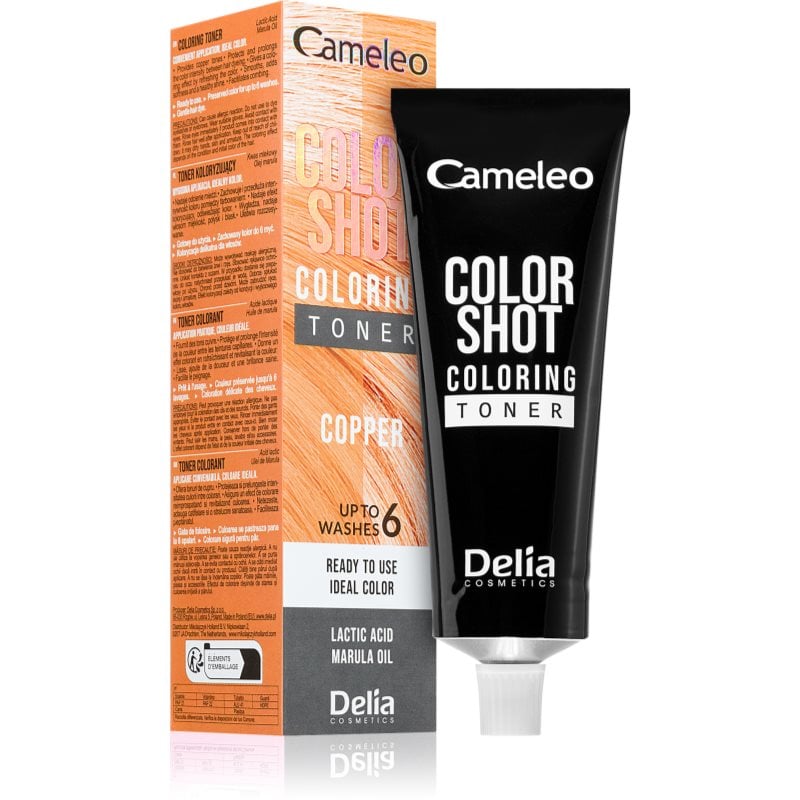 Delia Cosmetics Cameleo Color Shot цветен тонер За коса
