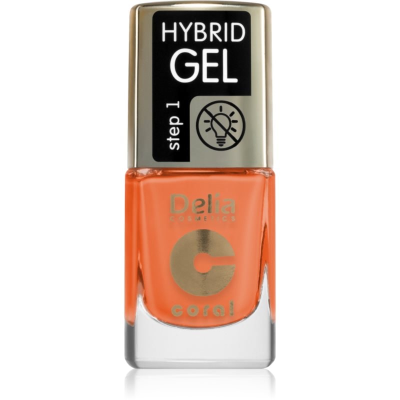 Delia Cosmetics Delia Cosmetics Coral Nail Enamel Hybrid Gel гел лак за нокти - Унисекс парфюм 11мл - Сравни цени от 1 магазин с безплатна доставка
