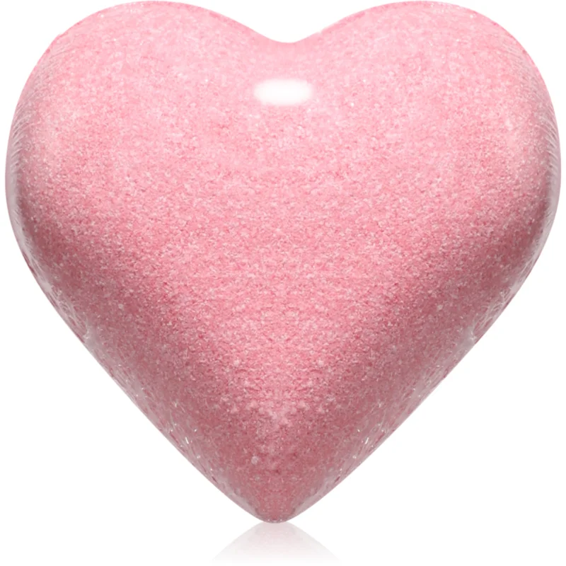 Delia Cosmetics Fizzing Bath Heart Wild Strawberry бомбичка за вана с аромат на ягода