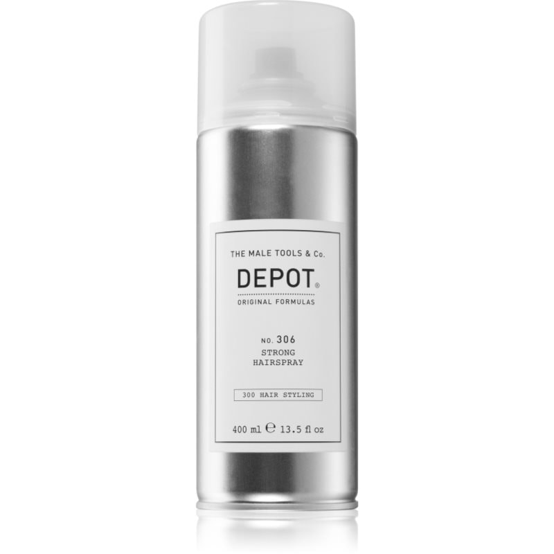 Depot DEPOT 300 HAIR STYLING NO. 306 STRONG HAIRSPRAY лак за коса със силна фиксация - Унисекс парфюм 400мл - Сравни цени от 1 магазин с безплатна доставка