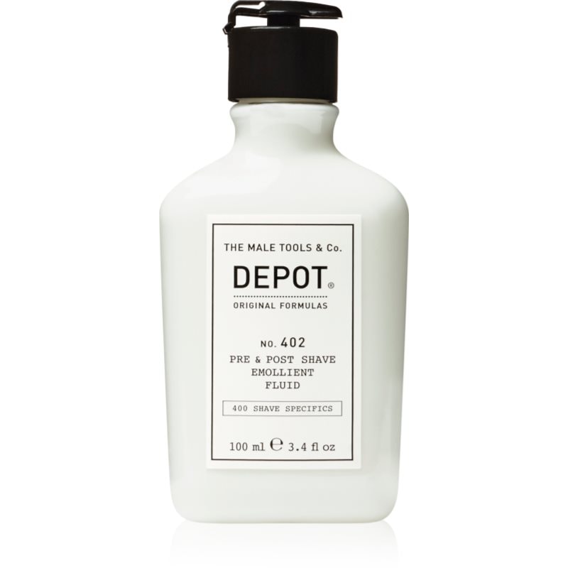 DEPOT 400 SHAVE SPECIFICS NO. 402 PRE & POST SHAVE EMOLLIENT FLUID Балсам след бръснене - Грижа за тяло - Сравни цени от 1 магазин с безплатна доставка