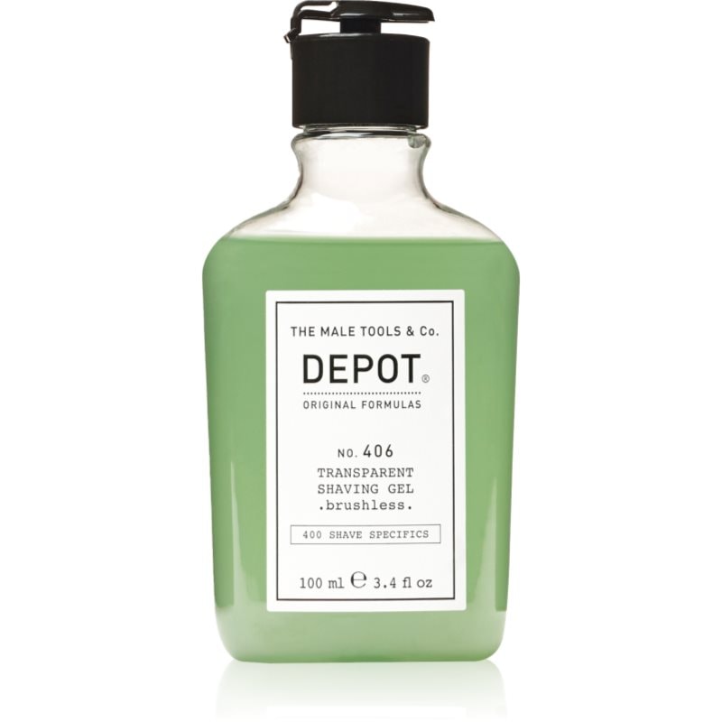 Depot 400 SHAVE SPECIFICS NO. 406 TRANSPARENT SHAVING GEL .brushless. гел за бръснене brushless - Грижа за тяло - Сравни цени от 1 магазин с безплатна доставка