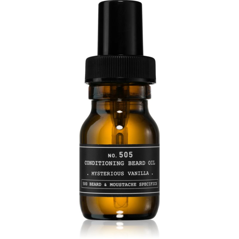 Depot 500 BEARD & MOUSTACHE SPECIFICS NO. 505 CONDITIONING BEARD OIL олио за брада Mysterious Vanilla - Грижа за коса - Сравни цени от 1 магазин с безплатна доставка