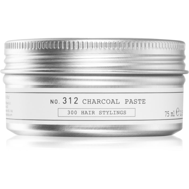 DEPOT 300 HAIR STYLING NO. 312 CHARCOAL PASTE брилянтин за коса със силна фиксация