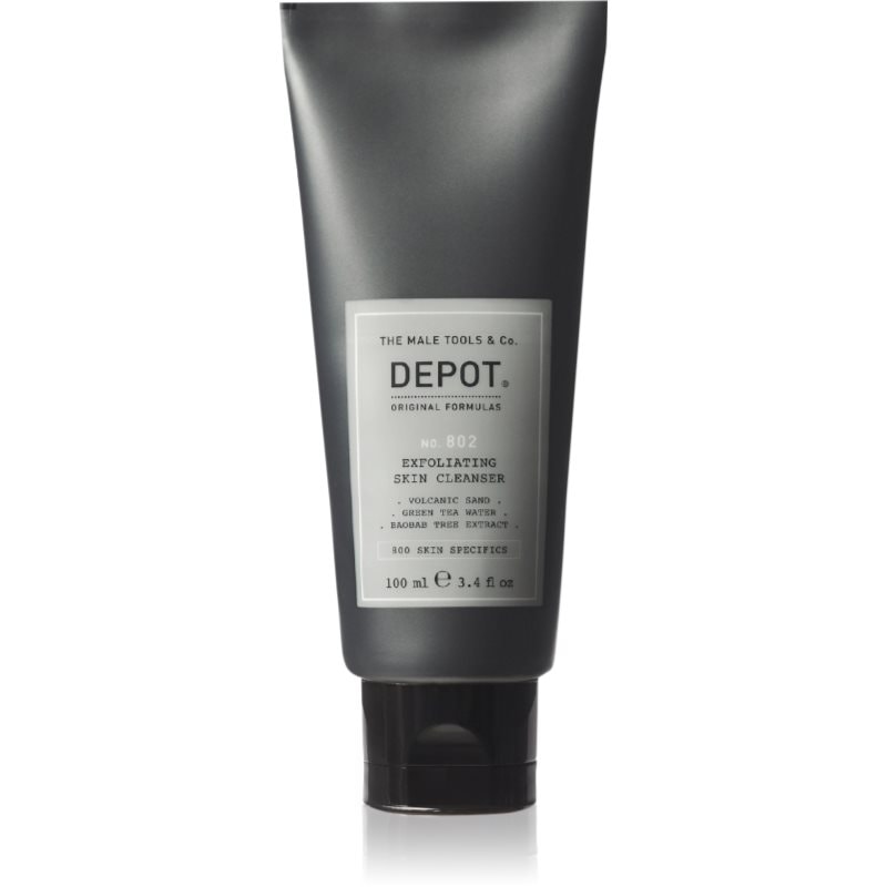 Depot 800 SKIN SPECIFICS NO. 802 EXFOLIATING SKIN CLEANSER ексфолиращ почистващ гел за мъже - Грижа за лице - Сравни цени от 1 магазин с безплатна доставка
