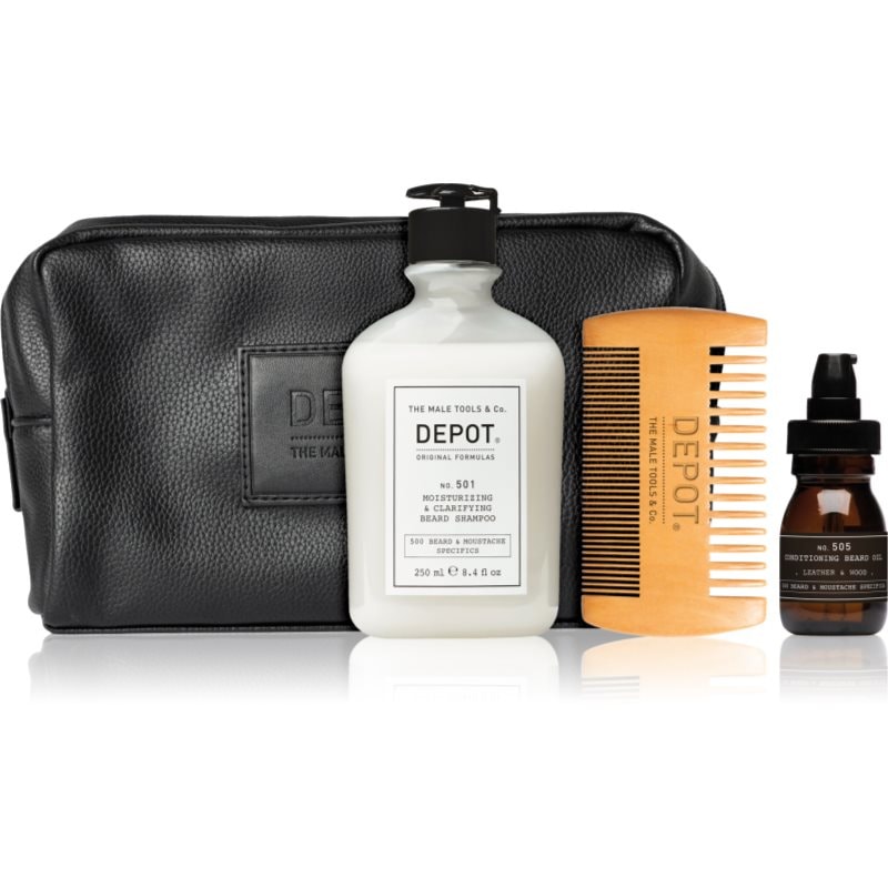 DEPOT COSMETICS SETS Specific Beard Treatment Set подаръчен комплект за мъже - Комплект - Сравни цени от 1 магазин с безплатна доставка