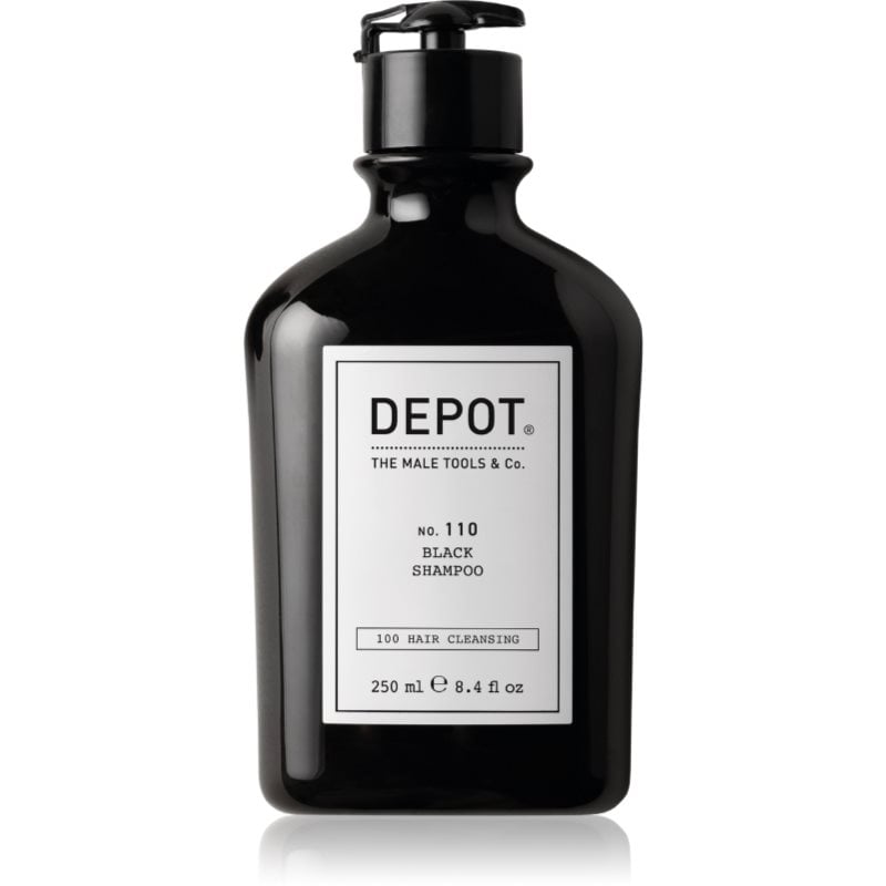 Depot 100 HAIR CLEANSING NO. 110 BLACK SHAMPOO шампоан неутрализиращ кафеникавите оттенъци