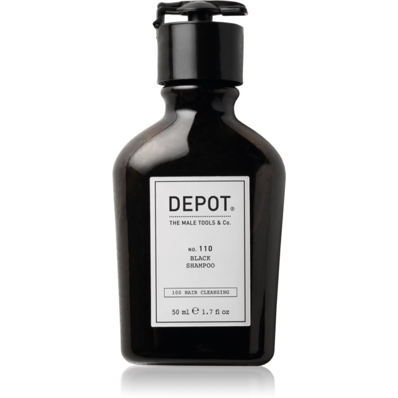 Depot Depot No. 110 Black Shampoo шампоан неутрализиращ кафеникавите оттенъци - Унисекс парфюм 50мл - Сравни цени от 1 магазин с безплатна доставка