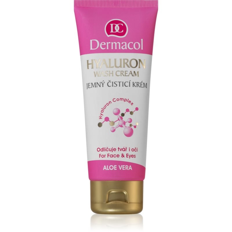 Dermacol Hyaluron нежно почистващ крем за лице и очи - Грижа за лице - Сравни цени от 1 магазин с безплатна доставка