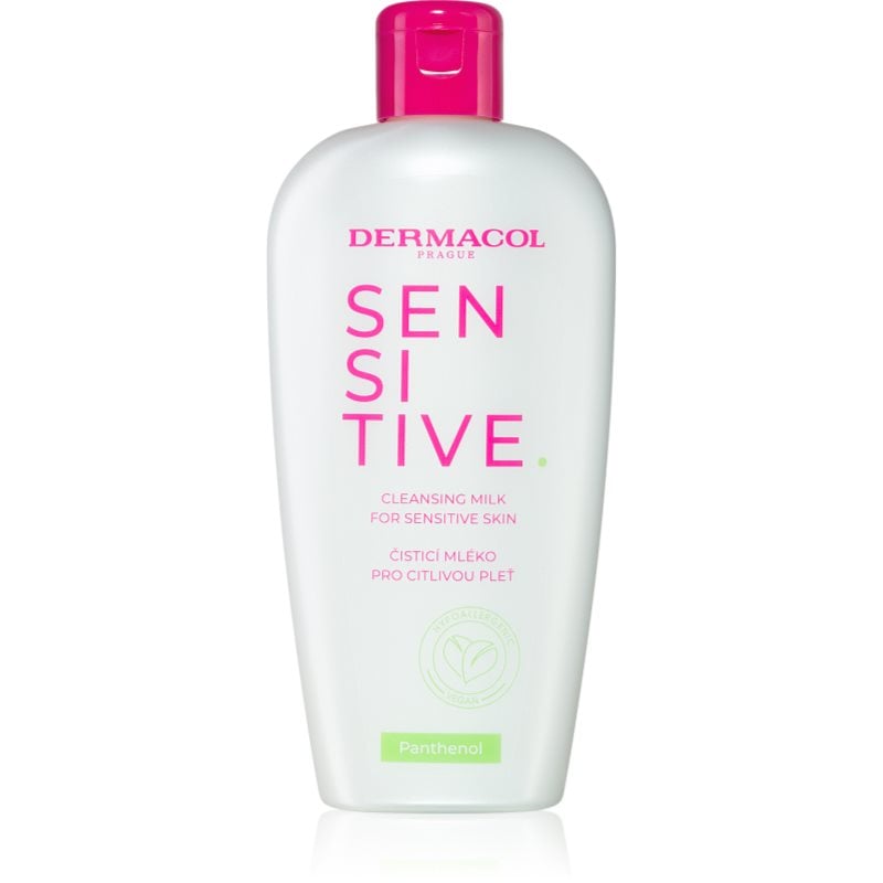 Dermacol Sensitive почистващо мляко за тяло за чувствителна кожа на лицето