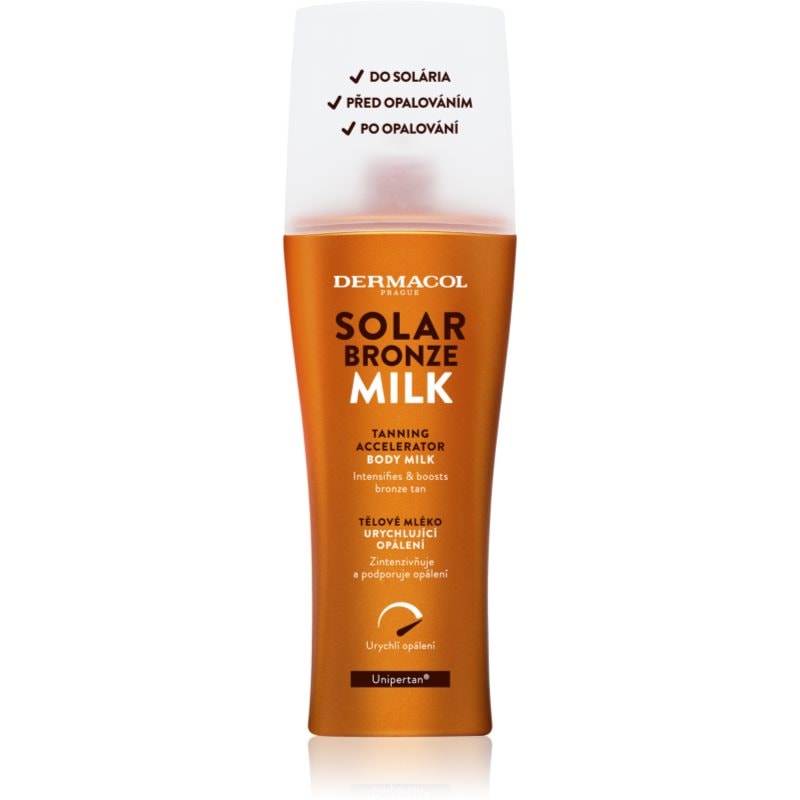 Dermacol Sun Solar Bronze тоалетно мляко за тяло за ускоряване на тена - Грижа за тяло - Сравни цени от 1 магазин с безплатна доставка