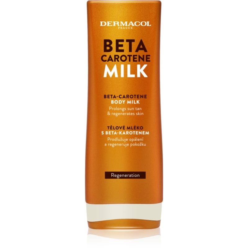 Dermacol Sun Beta Carotene тоалетно мляко за тяло за удължаване на загара