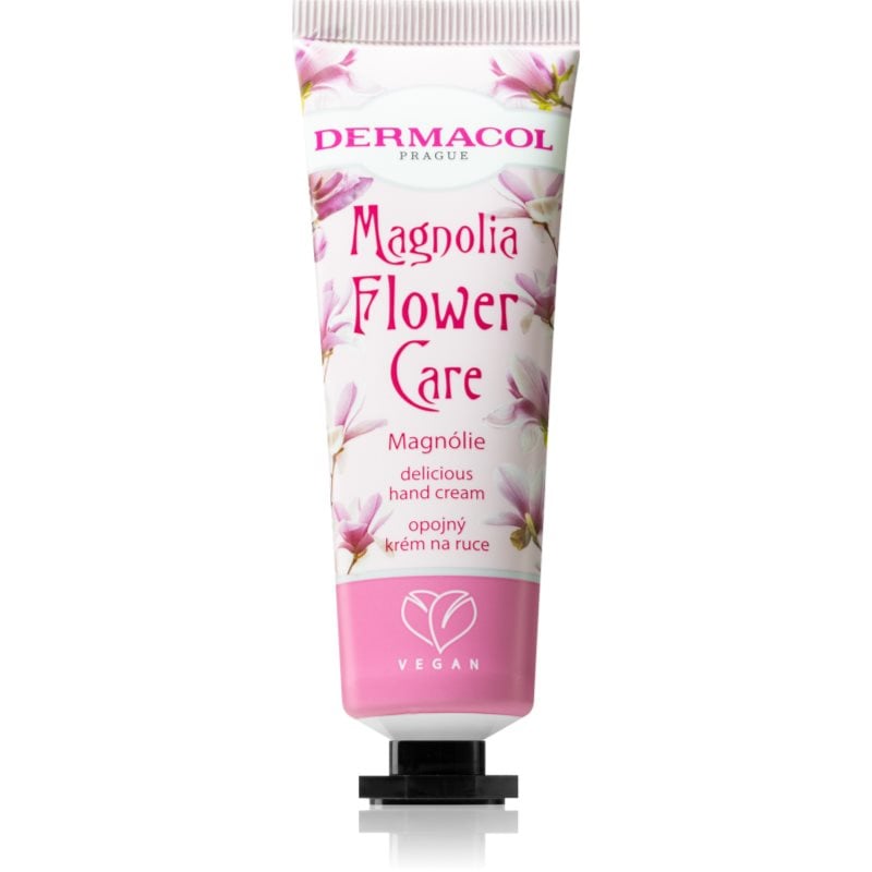 Dermacol Flower Care Magnolia подхранващ крем за ръце с аромат на цветя