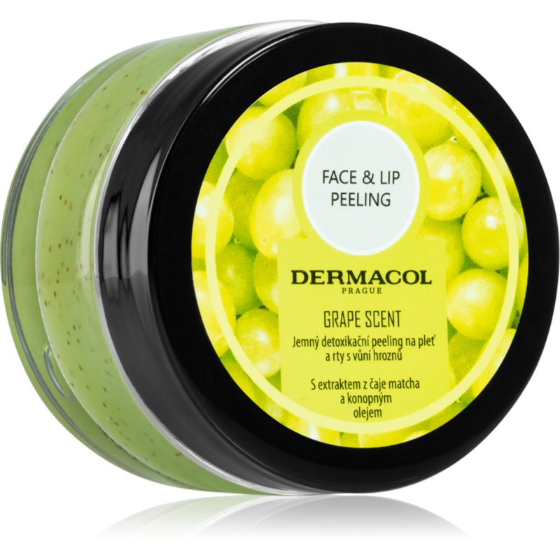 Dermacol Dermacol Face & Lip Peeling Grape дълко почистващ пилинг за устни и скули - Унисекс парфюм 50мл - Сравни цени от 1 магазин с безплатна доставка