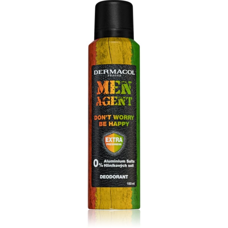 Dermacol Men Agent Don´t Worry Be Happy дезодорант в спрей без алуминий - Грижа за тяло - Сравни цени от 1 магазин с безплатна доставка