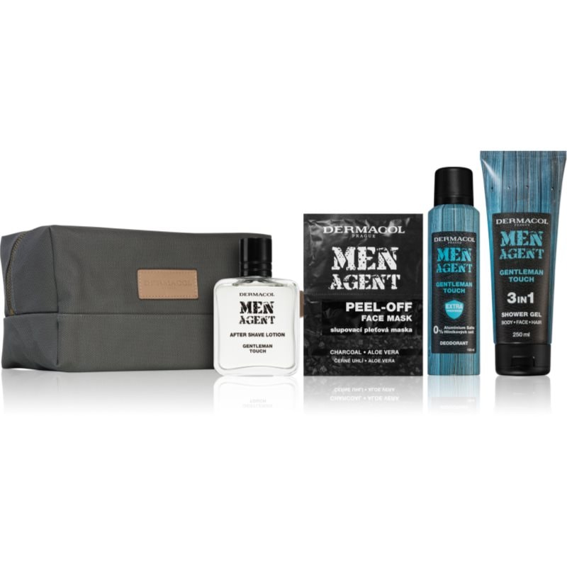 Dermacol Men Agent Gentleman Touch подаръчен комплект за тяло и лице за мъже - Комплект - Сравни цени от 1 магазин с безплатна доставка
