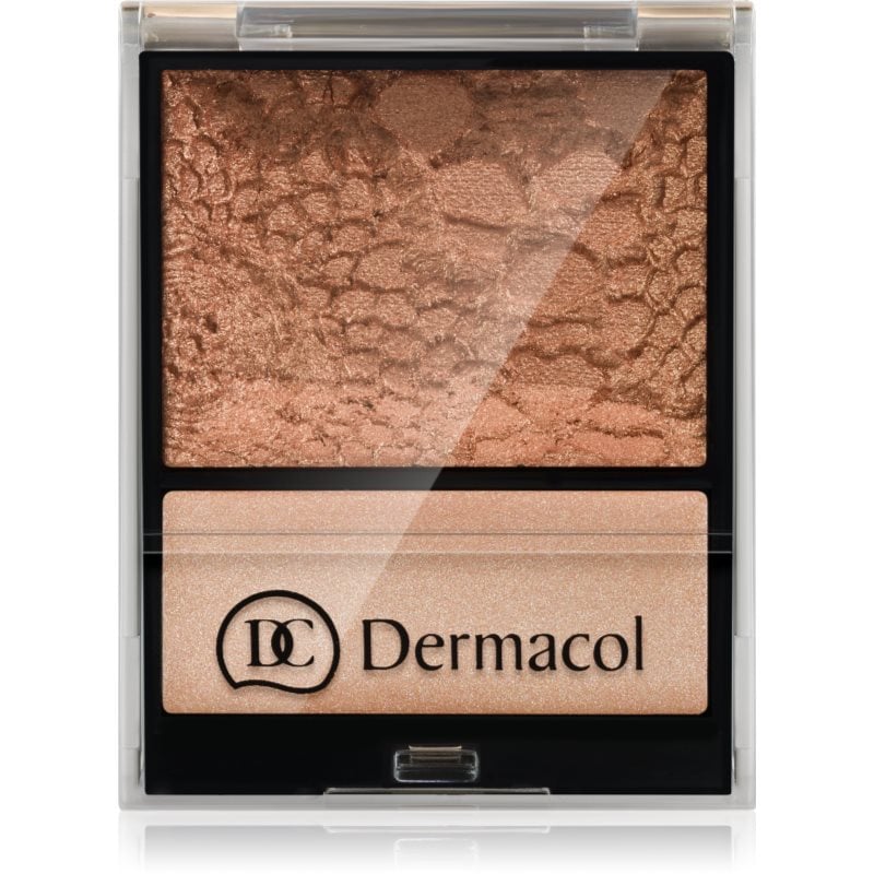 Dermacol Duo Bronze палитра хайлайтъри