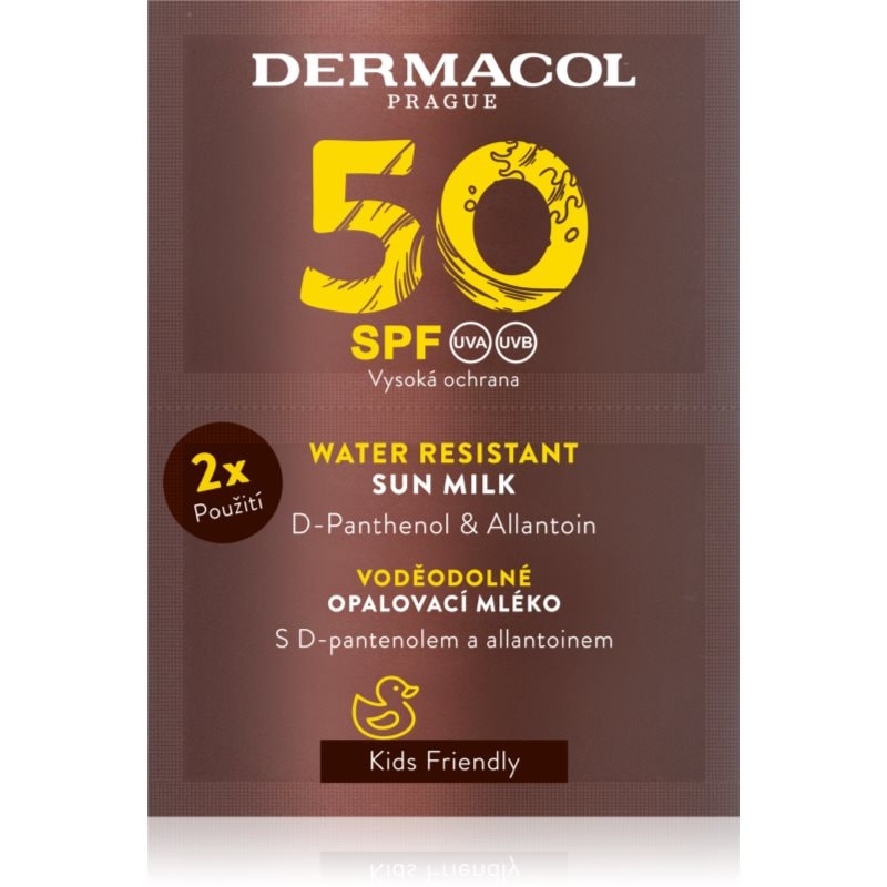 Dermacol Sun Water Resistant водоустойчив лосион за слънце SPF 50 2x - Грижа за тяло - Сравни цени от 1 магазин с безплатна доставка
